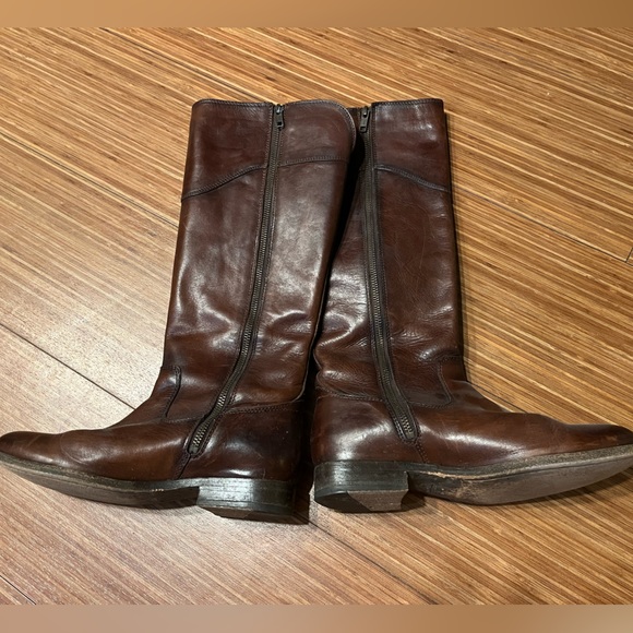 Frye Melissa riding boots | Redwood Brown | size 7.5 Extended Calf - Picture 2 of 7
